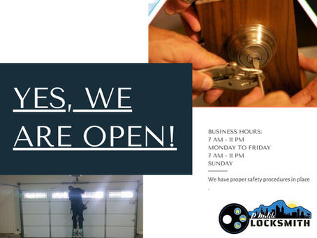 Yes, we are OPEN!